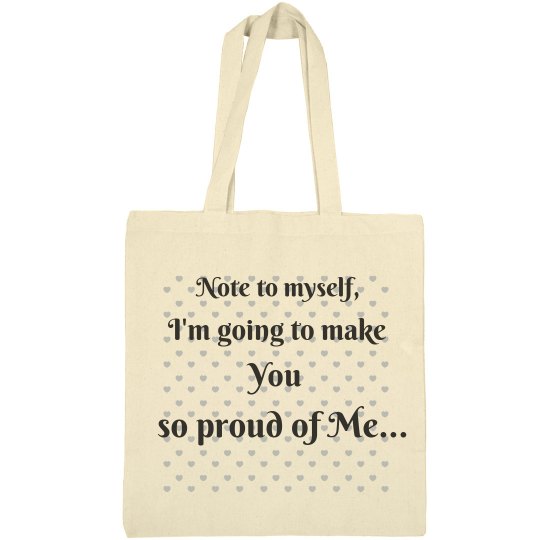 Note to myself tote bag Note to myself tote bag
