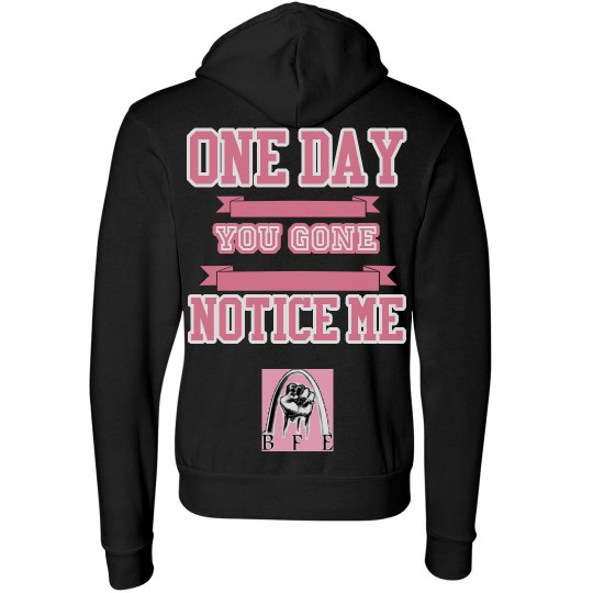 Notice Me Womens Hoodie