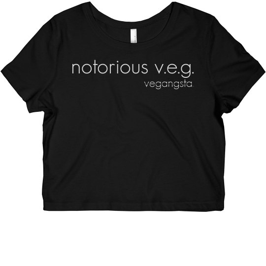 notorious... crop crew top notorious... crop crew top