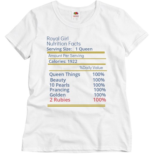 Nutrition facts Royal Nutrition facts Royal