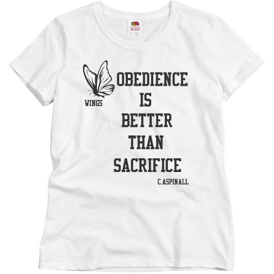 Obedience is better than sacrifice