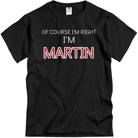 of course I'm right of course I'm right