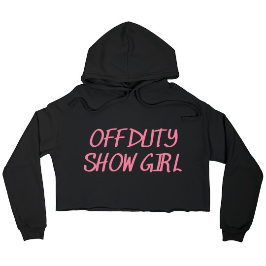 Off Duty Showgirl Black with Pink