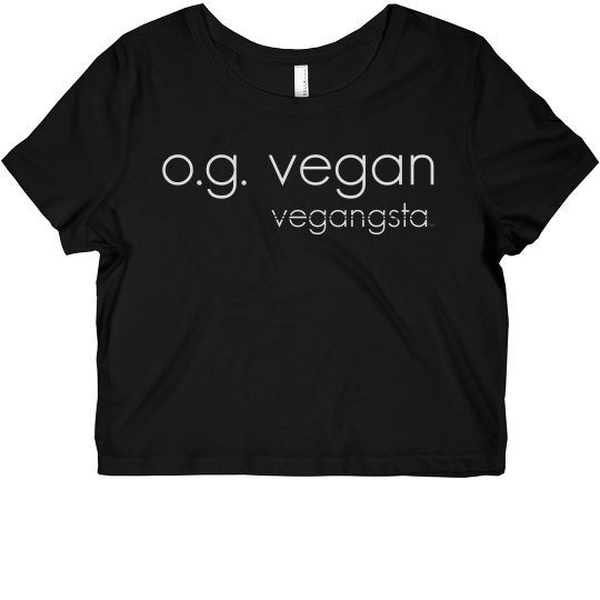 og vegan crop crew top og vegan crop crew top