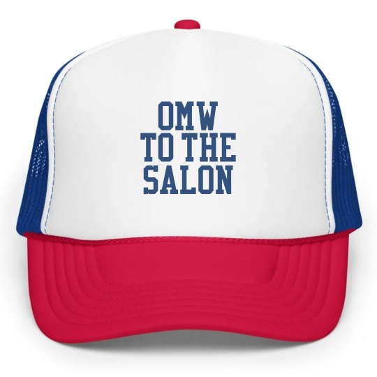 OMW TO THE SALON BLUE