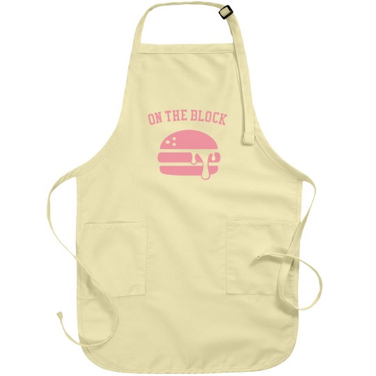 On The Block Full Length Apron (Natural)