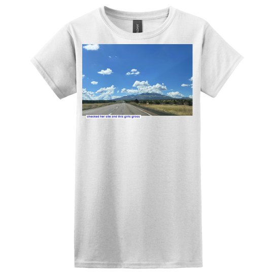 On the Road Lucy LaRue Photo Fitted Tee Shirt On the Road Lucy LaRue Photo Fitted Tee Shirt