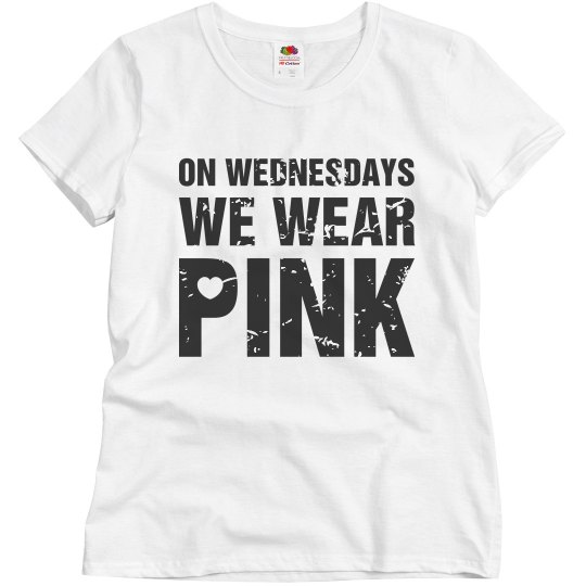 On Wednesdays we wear pin
