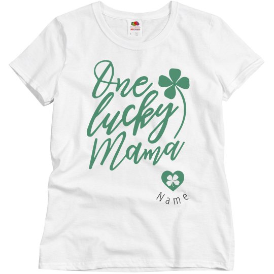 One Lucky Mama St. Patrick's Day T-Shirt for Mom