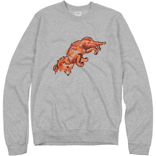 Orange Joe Leggie Drawing Lucy LaRue Sweatshirt Orange Joe Leggie Drawing Lucy LaRue Sweatshirt