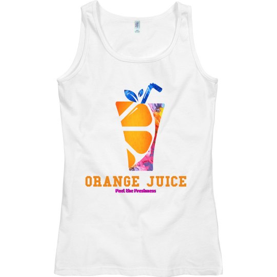 orange juice fashion design
