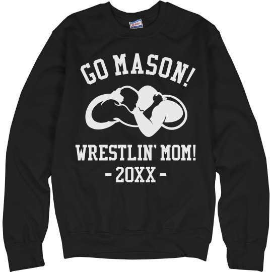 wrestling mom sweatshirt