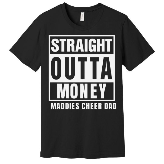 out of money cheer dad out of money cheer dad