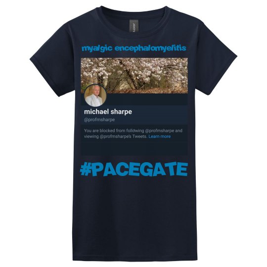 #PACEGATE (Sharpe - Women's Navy T-Shirt)