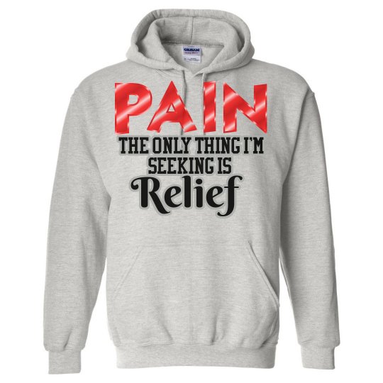 Pain, Seeking Relief Unisex Hoodie