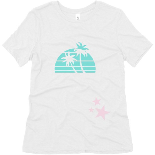 Palm tree tee