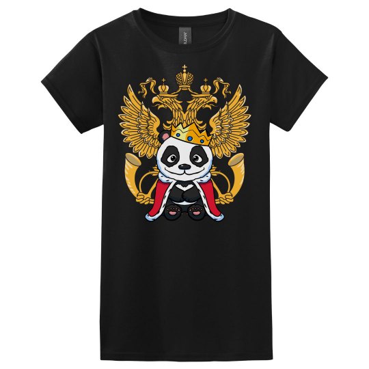 Panda Ladies Semi-Fitted Relaxed Fit Basic Tee Panda Ladies Semi-Fitted Relaxed Fit Basic Tee