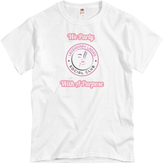 Party With A Purpose Tee White