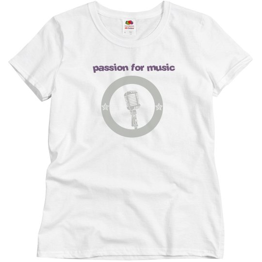 passion for music ladies top