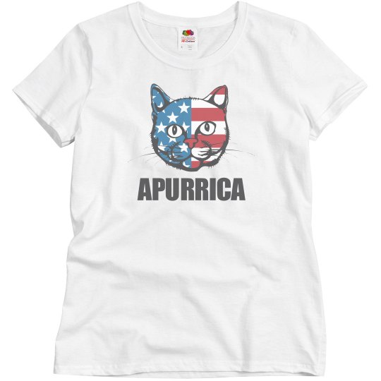 Patriotic Apurrica America Cat
