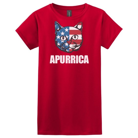 Patriotic Apurrica America Cat
