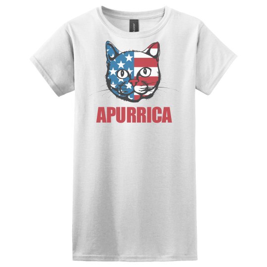 Patriotic Apurrica America Cat Patriotic Apurrica America Cat