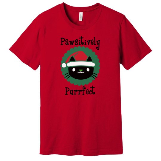 Pawsitively purrfect tee