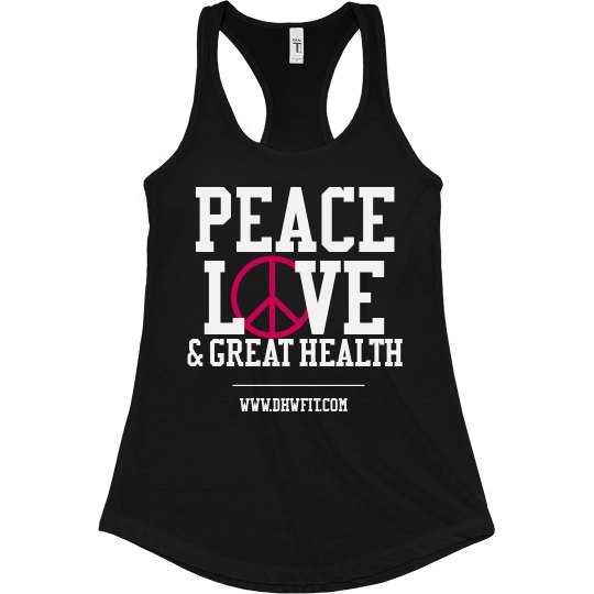 Peace & Love (Dark) Tank