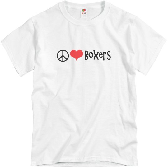 Peace, Love and Boxers