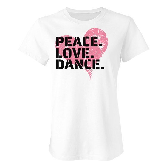 peace love dance tee