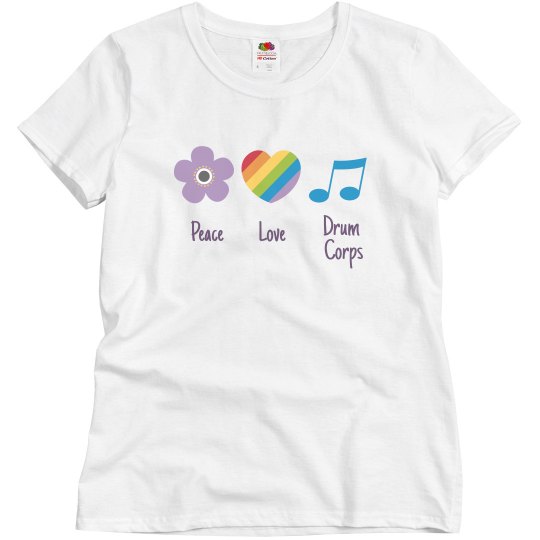PEACE LOVE DRUM CORPS RELAXED