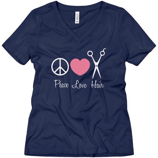 Peace, Love, Hair T-Shirt Peace, Love, Hair T-Shirt