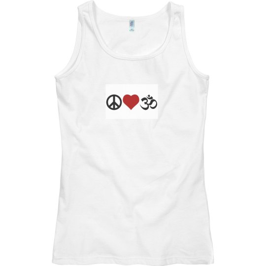 Peace, Love, Yoga Tank