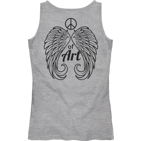 Peace sign of art tank