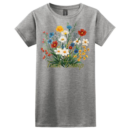 Peek-A-Boo Fuck Trump Hidden Message T-Shirt