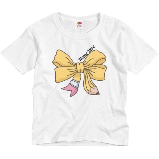 Pencil Bow Back to School Pencil Bow Back to School