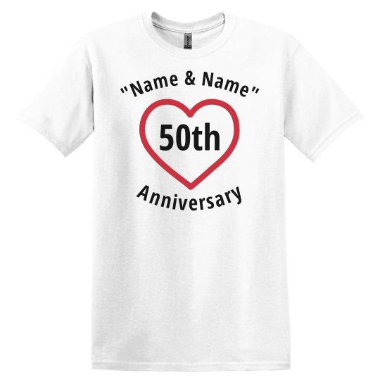 Personalize 50th anniversary