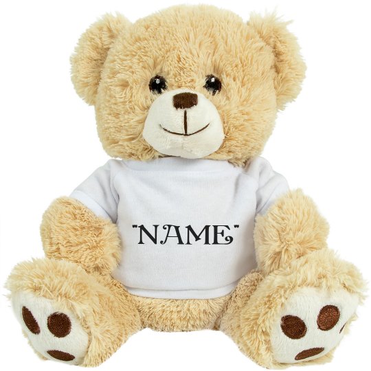 Personalize the bear Personalize the bear