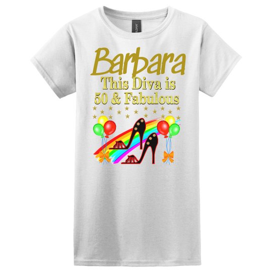 PERSONALIZED 50 YR OLD SHOE GIRL PERSONALIZED 50 YR OLD SHOE GIRL