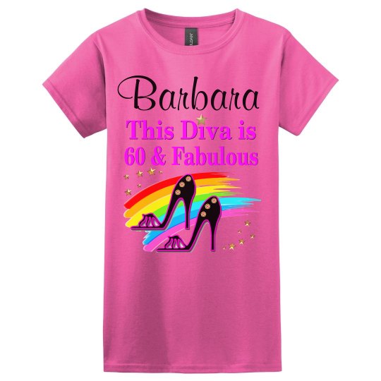 PERSONALIZED 60TH PINK SHOES