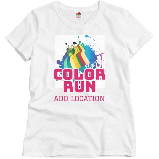 Personalized Color Run Team Shirts