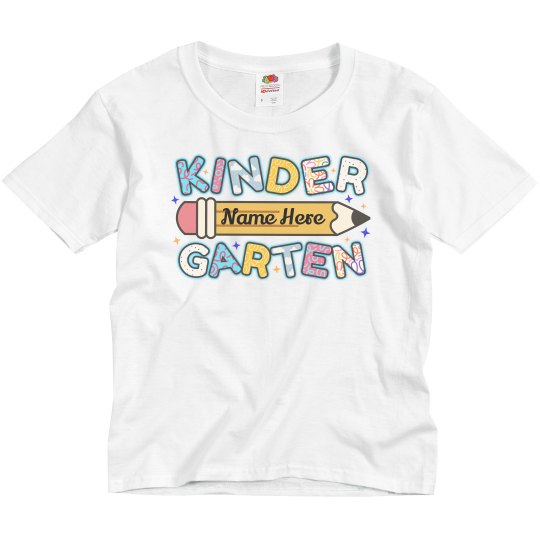 Personalized Kindergarten Back to School