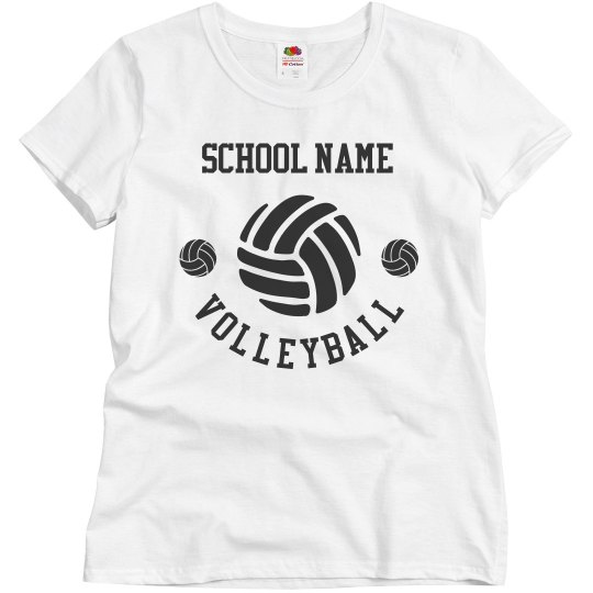 Personalized Team Name Volleyball Tee Personalized Team Name Volleyball Tee