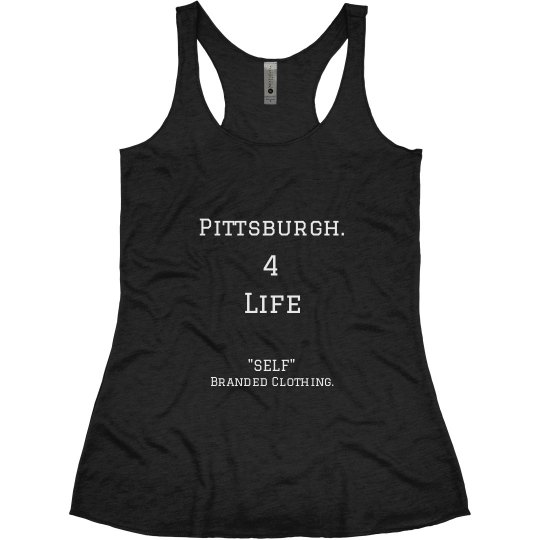PGH 4 Life Blk White Tank PGH 4 Life Blk White Tank