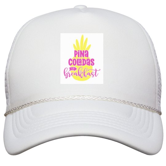 Pina Coladas for Breakfast Hat 