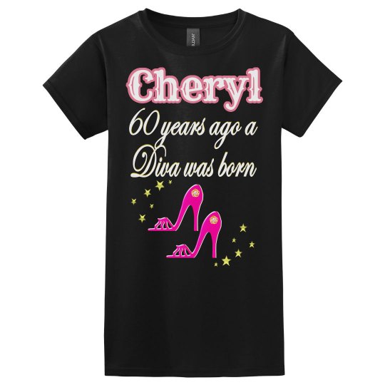 PINK 60TH BIRTHDAY SHOE LOVER DESIGN