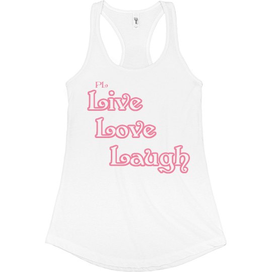 Pink and White Tank Top Pink and White Tank Top