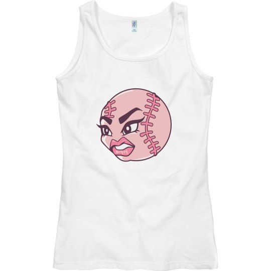 pink baseball tank pink baseball tank
