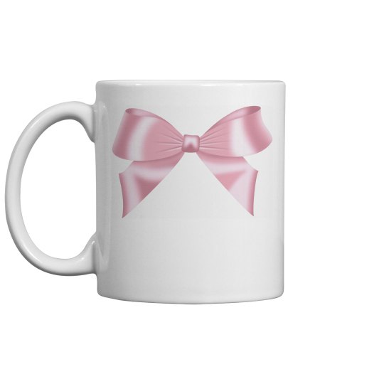 Pink Bow Coffee Mug Pink Bow Coffee Mug