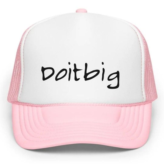 Pink custom hat